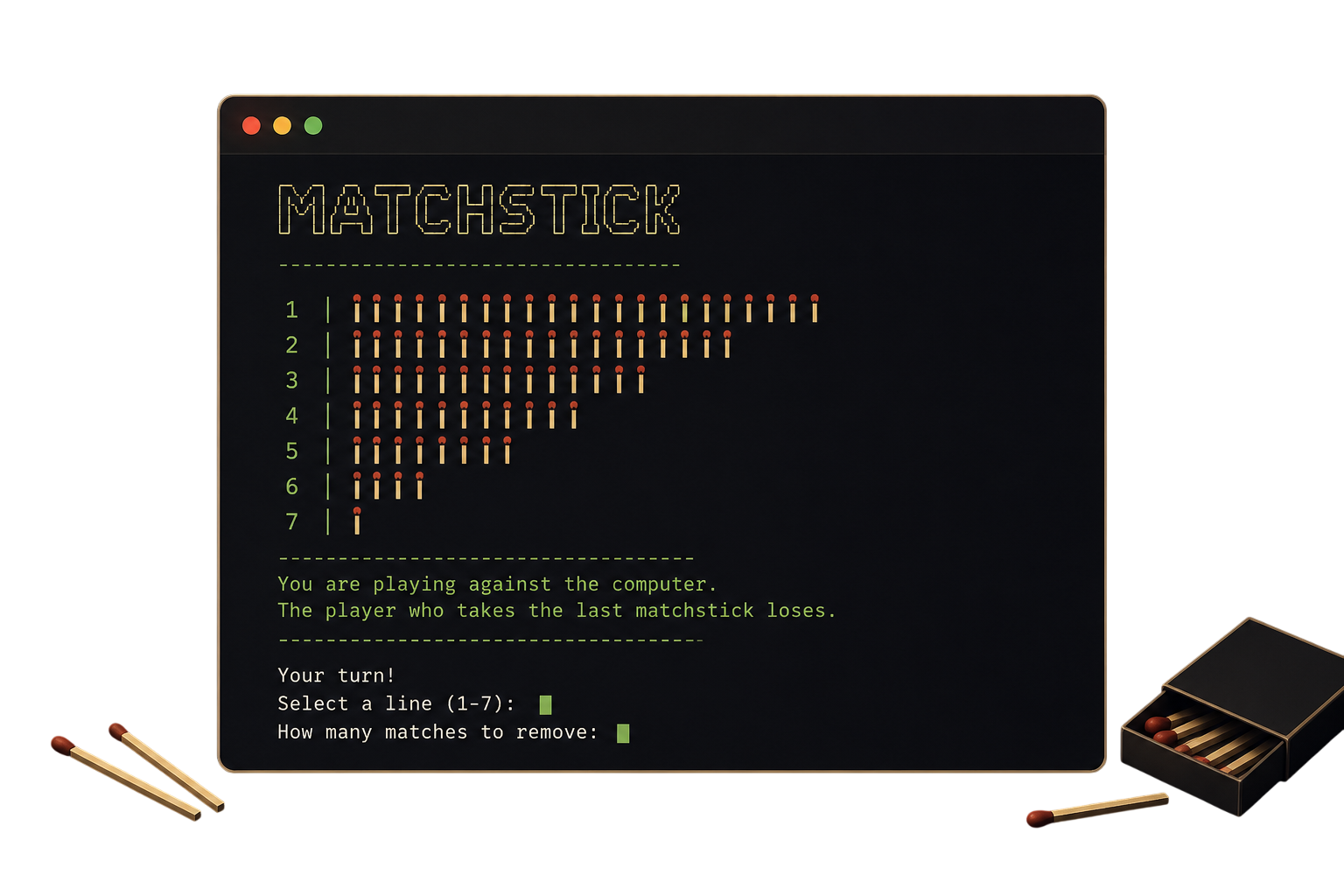 Matchstick preview